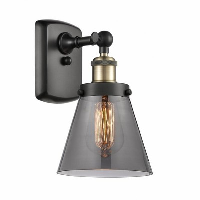 Cone - 1 Light Wall Sconce In Industrial Style-11 Inches Tall and 6 Inches Wide