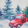 Saro Lifestyle Christmas Truck Runner, Multi, 16" x 70" - 3 of 4