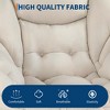 Lazy Chair with Folding Ottoman,Modern Large Accent Lounge Armchair with Side Pocket,Comfy Leisure Sofa Reading Chair,for Bedroom - 4 of 4