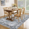 Machine Washable Rug Vintage Distressed Accent Rug Oriental Floral Floor Cover Carpet - image 3 of 4