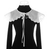 Elerevyo Women Detachable Semi-Sheer Embroidery Neck Ruff Fake Dickey Collar Blouse 1 Pc - 2 of 4