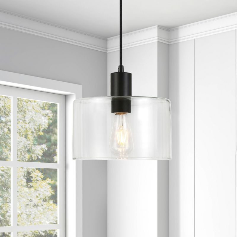 Hampton & Thyme 10" Wide Pendant with Glass Shade , 4 of 11