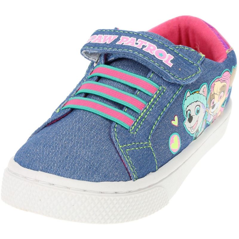 Paw Patrol Toddler Shoe, Low Top Denim Casual, Marshall, Chase, Skye, and Everest, 1 of 8