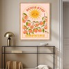 Art Remedy Sun Peaches Bees Never Stop Retro Summer Drinks Art Prints Framed - 2 of 4