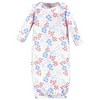 Touched by Nature Baby Girls Organic Cotton Gowns, Flower Market - 4 of 4
