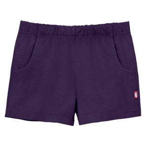 City Threads USA-Made Cotton Girls Soft UPF 50+ Jersey Pocket Shorts - 1 of 4