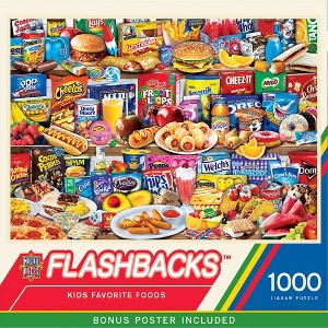 MasterPieces 1000 Piece Jigsaw Puzzle - Kids Favorite Foods - 19.25"x26.75" - 1 of 4