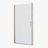 Versatile Pivot Shower Door with External Opening and 1/4� Tempered Glass for Easy Adjustment - 3 of 4