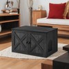 Cat Litter Box Enclosure - Hidden Furniture with Removable Divider - Indoor Cat House,  End Table - 31.5 x 20.9 x 19.7 Inches - 2 of 4