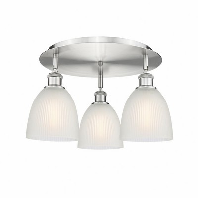 Castile - 3 Light Flush Mount In Industrial Style-9.5 Inches Tall and 17.75 Inches Wide