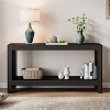 NicBex Modern 2-Tier Narrow Console Table with Wood Veneer,Minimalist Entryway Table for Study,Hallway,Living Room - 2 of 4