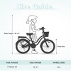 NAYSAYE Girls Bike with Basket for 7 to 10 Years Old Kids 20 Inch Carton Steel Frame for Outdoor Fun, Green, 53.2"*22.5"*35.8" - 4 of 4
