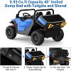 24V Electric Ride on Dump Truck for Kids,2-Seater 4WD Remote Control Car with Electric Dump Bed & Shove - 2 of 4