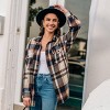 Women's Cozy Stylish Plaid Flannel Shirt Button-Down Top - Cupshe - 4 of 4