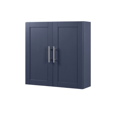 Rbied 24 in. W x 7.63 in. D x 24 in. H Kitchen Bathroom Storage Wall Cabinet Sideboard with Adjustable Shelves747495291871