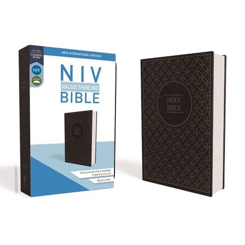 NIV, Holy Bible, Soft Touch Edition, Leathersoft, Black, Comfort