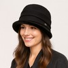 Anna-Kaci Women's Warm Winter Cloche Hat with Faux Fur Trim - 2 of 2