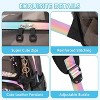 Clear Backpack for School Girls – Heavy Duty TPU Transparent Bookbag, Stadium Approved, Durable See Through Backpack for Events & Travel - 4 of 4