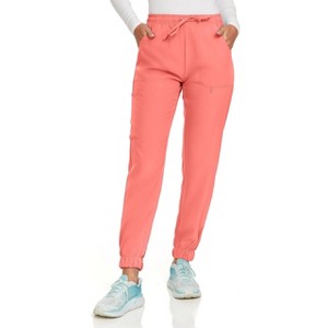 Hey Collection Women Medical Scrubs Jogger Pants with 4 Pockets and 4-Way Stretch - 1 of 4