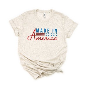 Simply Sage Market Women's Made In America Stars and Stripes Short Sleeve Graphic Tee - 1 of 4