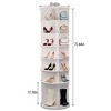 SEVOBAL Shoe Racks 7-Tier Rotating Shoe Organizer with 360-Degree Rotation and High-Capacity Storage, White, 23.62"*23.62"*72.44" - 2 of 4