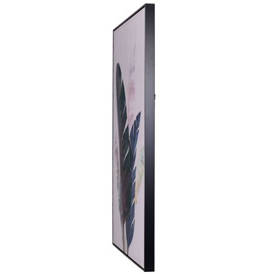 Colorful Botanical Leaves Canvas Print for Kids' Nursery