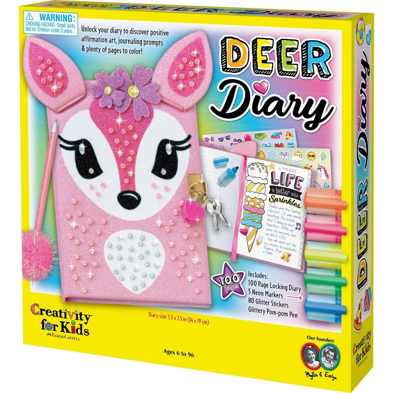 200pc Deer Diary Kit - Creativity for Kids, 1 of 12