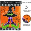 Trick Or Treat Orange and Black 13 X 19 Polyester Outdoor Hanging Garden Flag - 2 of 2