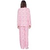 Casual Nights Women's Long Sleeve Rayon Button Down Pajama Set - 4 of 4
