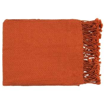 Mark & Day Silz 50"W x 60"L Solid and Border Throw Blankets