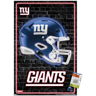 Trends International Nfl New York Giants - Drip Helmet 20 Unframed Wall  Poster Print Clear Push Pins Bundle 14.725 X 22.375 : Target