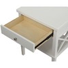 NicBex 28 Inch Wooden Nightstand with Drawer and Open Shelf,Side Table for Bedroom,Living Room - 4 of 4