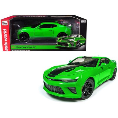 2017 Chevrolet Camaro SS Green Limited Edition to 1002 pieces Worldwide 1/18 Diecast Model Car by Autoworld