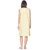 Casual Nights Women's Zipper Front House Dress Sleeveless Seersucker Housecoat Duster Lounger - 4 of 4