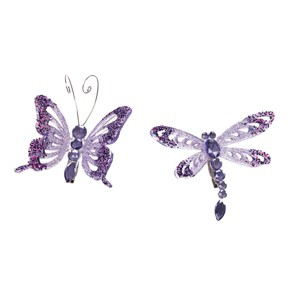 Gallerie II Butterfly Dragonfly Jewel Ornament Assortments of 2 - 1 of 3
