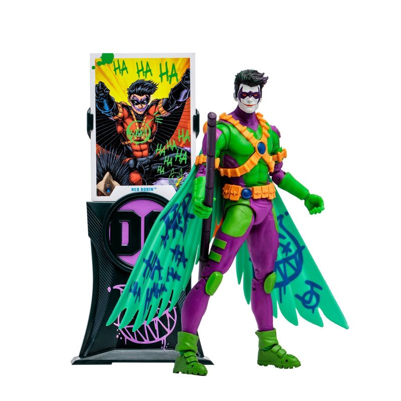 McFarlane Toys DC Multiverse Gold Label Red Robin Jokerized 7&#34; Exclusive Action Figure, 4 of 14
