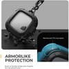 Dexnor for SHOKZ OpenFit Air Case with Drop-Proof Lock, Shockproof Cases with Carabiner & Keyring & Cleaner Kit（Charger not Included）Black - 3 of 3