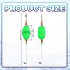 Unique Bargains Plastic Weighted Popping Oval Fishing Floats Rigs 2 Pcs - 2 of 4