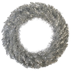 Vickerman Sliver Fir Artificial Christmas Wreath - 1 of 3