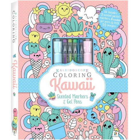 Download Kaleidoscope Coloring Kit Kawaii Hinkler Books Target