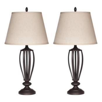 Set of 2 Mildred Metal Table Lamps Bronze - Signature Design by Ashley