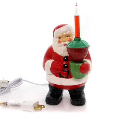 Christmas 8.5" Bubble Light Santa Retro Whimsical Electric  -  Decorative Figurines