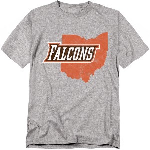 Men's Bowling Green State University State Shape T-Shirt - 1 of 4