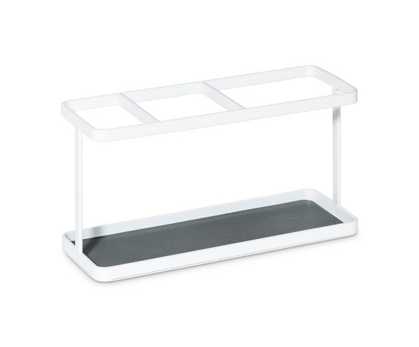 Flat Metal Countertop Bath Basket White - 88 Main