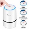 Costway 2pcs Mini Ionic HEPA Air Purifier W/3-in-1 Composite HEPA Filter Nightlight, USB - 4 of 4