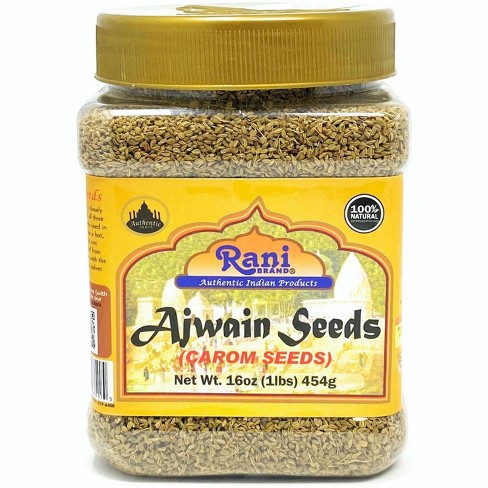 Ajwain Seeds (carom Bishops Weed) - 16oz (1lb) 454g - Rani Brand Authentic  Indian Products : Target