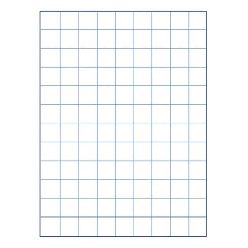 School Smart Graph Paper, 1/4 Inch Rule, 9 x 12 Inches, White, Pack of 500