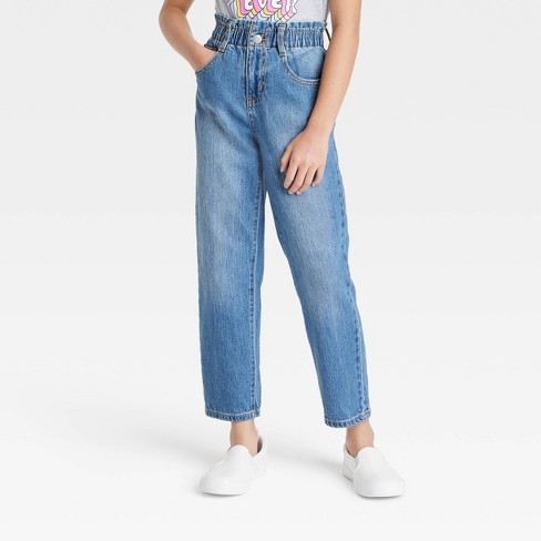 Girls' High-rise Ankle Straight Jeans - Cat & Jack™ : Target