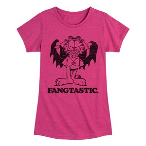 Girls' - Garfield - Fangtastic Fitted Short Sleeve Graphic T-Shirt - 1 of 4