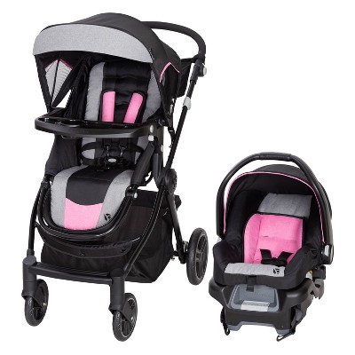 pink travel stroller